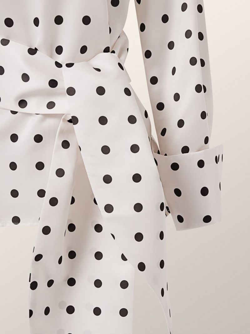 Oświadczenie Luźne Polka Dots Daily Top