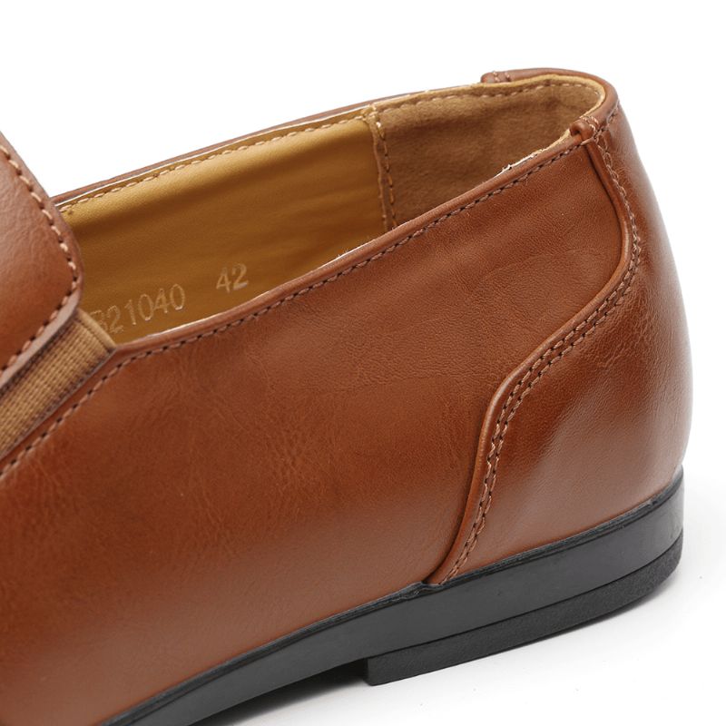 Menico Męskie Antypoślizgowa Dekoracja Z Frędzlami Slip On Codzienne Leather Oxfords