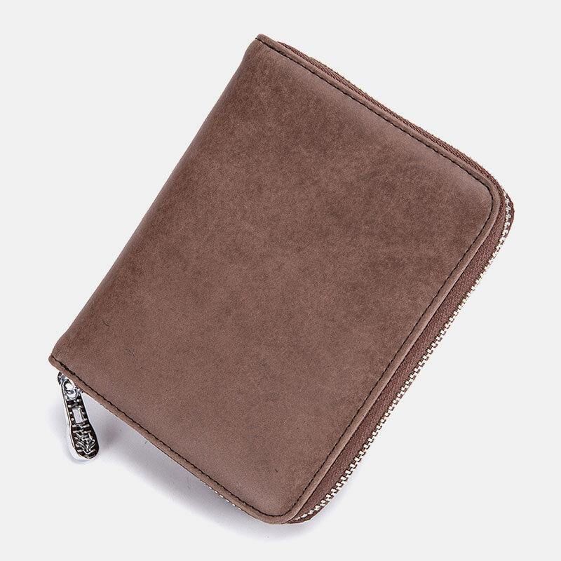 Kobiety Prawdziwa Skóra Rfid Anti-Theft Organ Design Milti-Card Slot Card Bag Card Holder Wallet