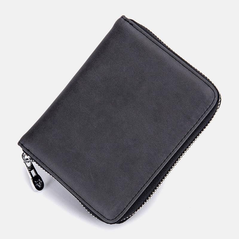 Kobiety Prawdziwa Skóra Rfid Anti-Theft Organ Design Milti-Card Slot Card Bag Card Holder Wallet