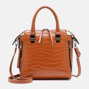 4 Szt. Vintage Croc Wytłoczony Portfel O Dużej Pojemności Kopertówka Torebka Torba Na Ramię Torba Crossbody