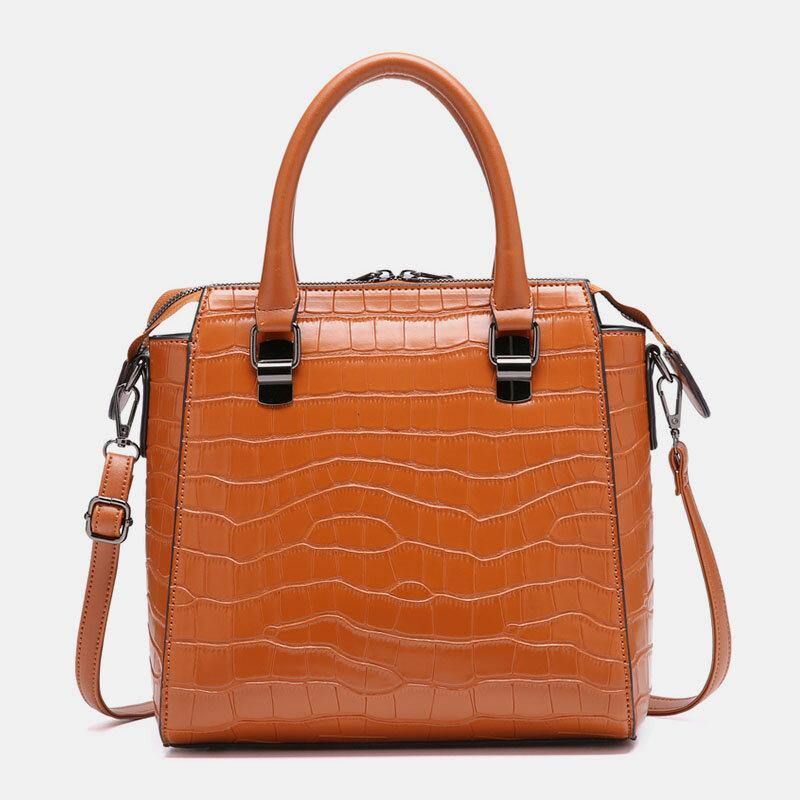 4 Szt. Vintage Croc Wytłoczony Portfel O Dużej Pojemności Kopertówka Torebka Torba Na Ramię Torba Crossbody