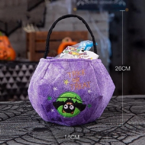 Dziecięcy Wzór W Stylu Halloween Codzienne Go Out Candy Sugar Carry Bag Torebka