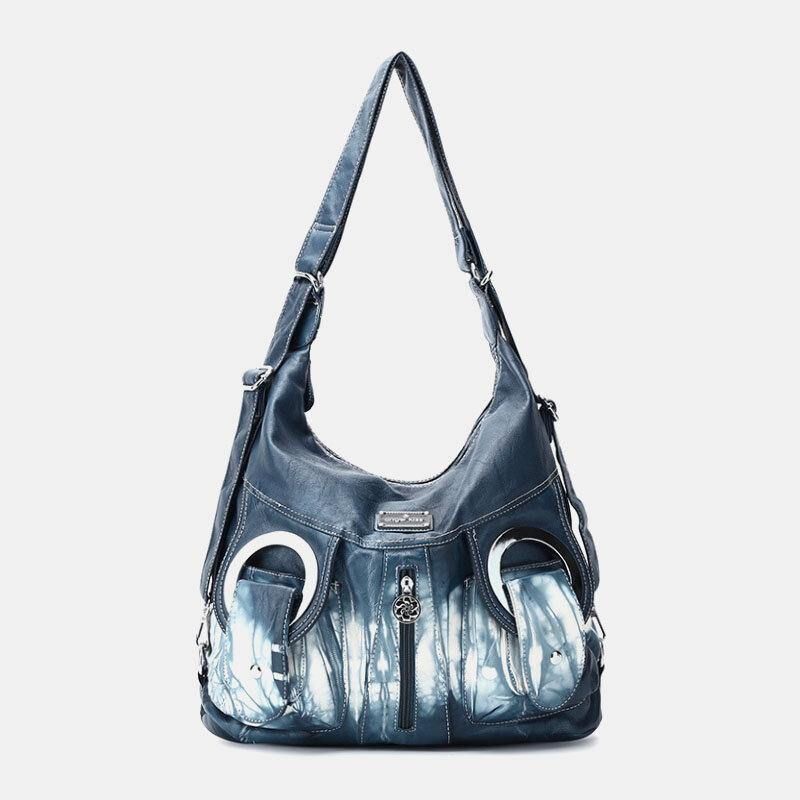 Kobiety Tie Dye Multi-Carry Wodoodporna Torba Crossbody O Dużej Pojemności Torba Na Ramię Torebka Plecak