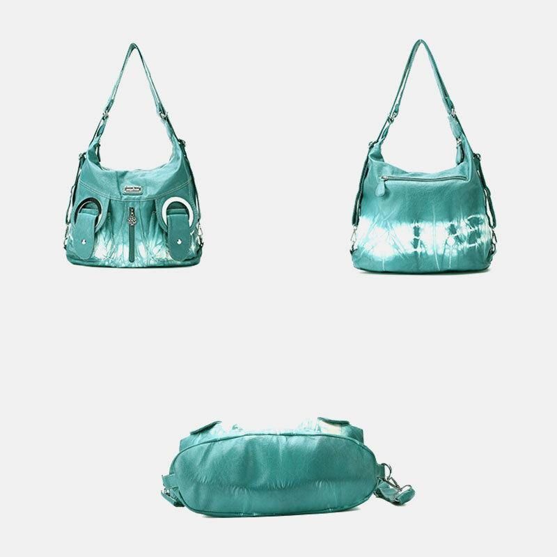 Kobiety Tie Dye Multi-Carry Wodoodporna Torba Crossbody O Dużej Pojemności Torba Na Ramię Torebka Plecak