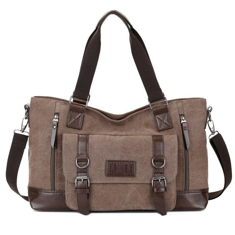 Mężczyźni Canvas Codzienne Shoulder Sling Bag Torebka Torba Podróżna