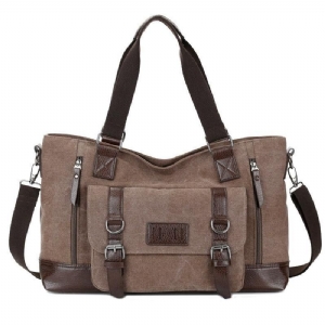 Mężczyźni Canvas Codzienne Shoulder Sling Bag Torebka Torba Podróżna