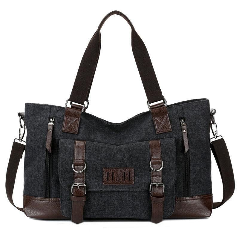 Mężczyźni Canvas Codzienne Shoulder Sling Bag Torebka Torba Podróżna