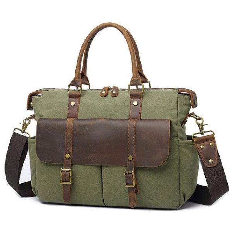 Męska Torebka Podróżna Na Zewnątrz Vintage Crossbody Torba Na Ramię Canvas Designer Bag