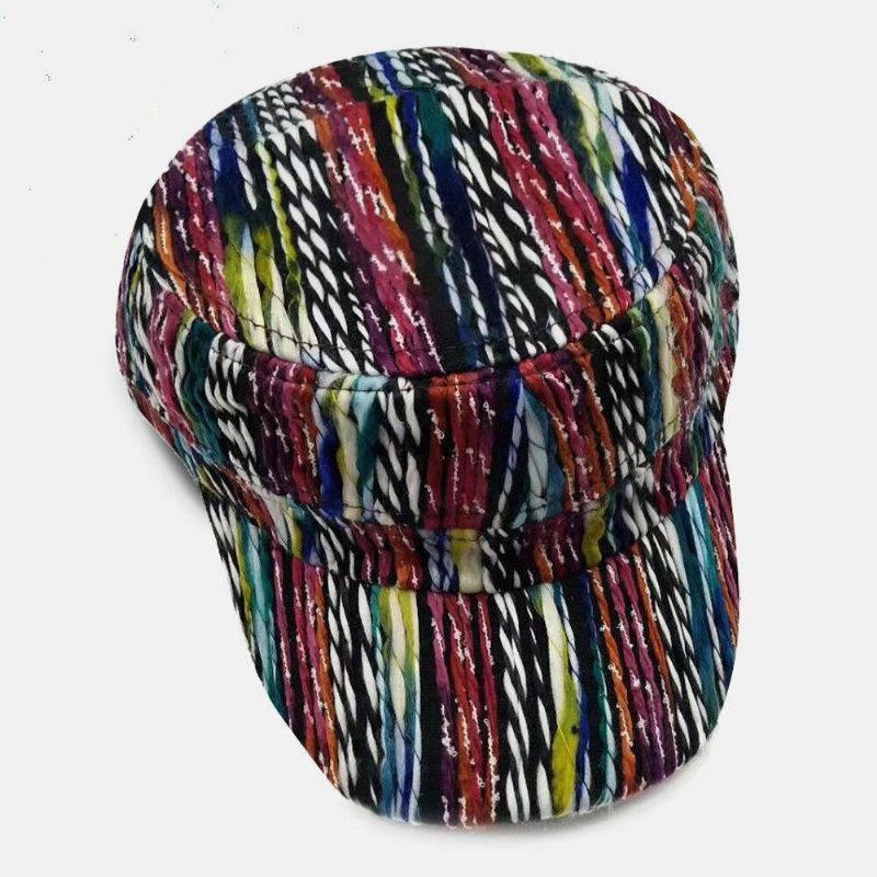 Unisex Wełniany Kolor Tęczy Mieszany Kolor Etniczny Styl Codzienne Sunvisor Baseball Hat