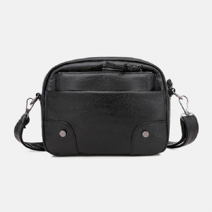 Kobiety Pu Leather Multi-Pocket Moda Retro 6.3 Cala Torba Na Telefon Miękkie Torby Crossbody Torba Na Ramię