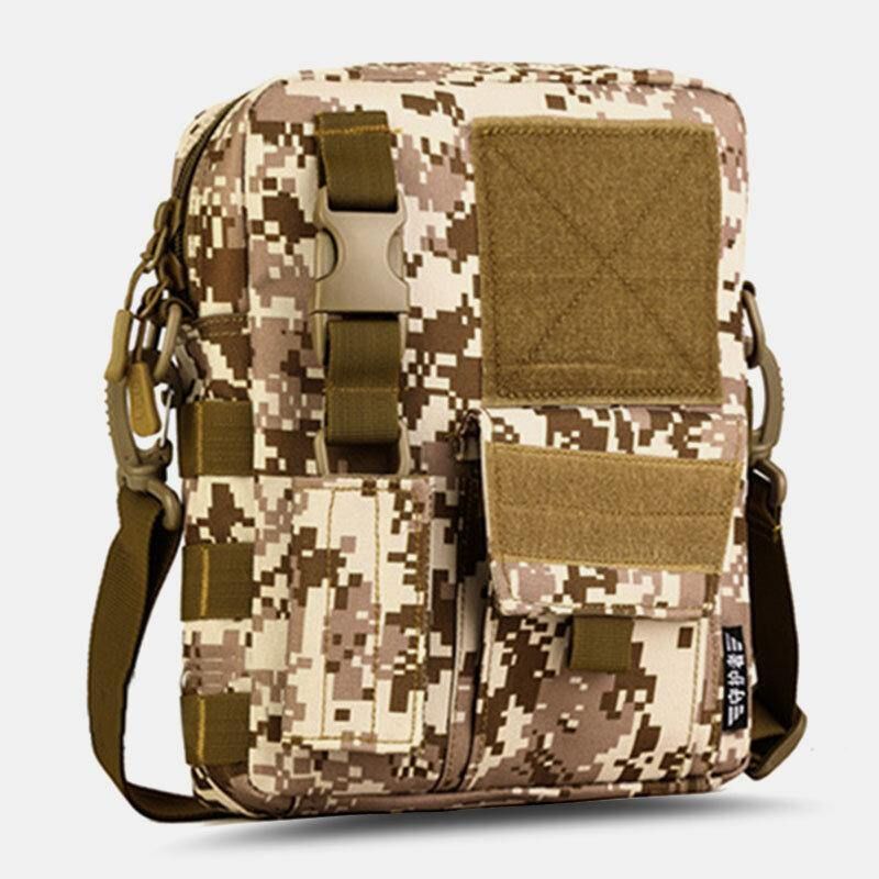 Mężczyźni Camo Pattern Wielofunkcyjna Torba Podróżna O Dużej Pojemności Na Zewnątrz Torba Taktyczna Crossbody Torba Na Ramię Torba Kwadratowa