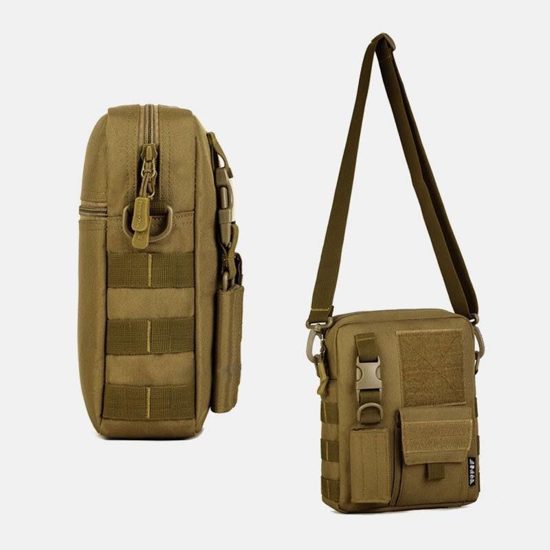 Mężczyźni Camo Pattern Wielofunkcyjna Torba Podróżna O Dużej Pojemności Na Zewnątrz Torba Taktyczna Crossbody Torba Na Ramię Torba Kwadratowa