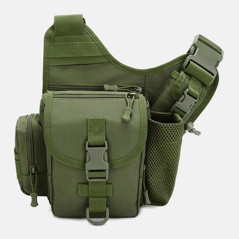 Mężczyźni Oxford Outdoor Riding Sports Camo Wodoodporna Torba Crossbody O Dużej Pojemności Torba Na Talię Torba Podsiodłowa