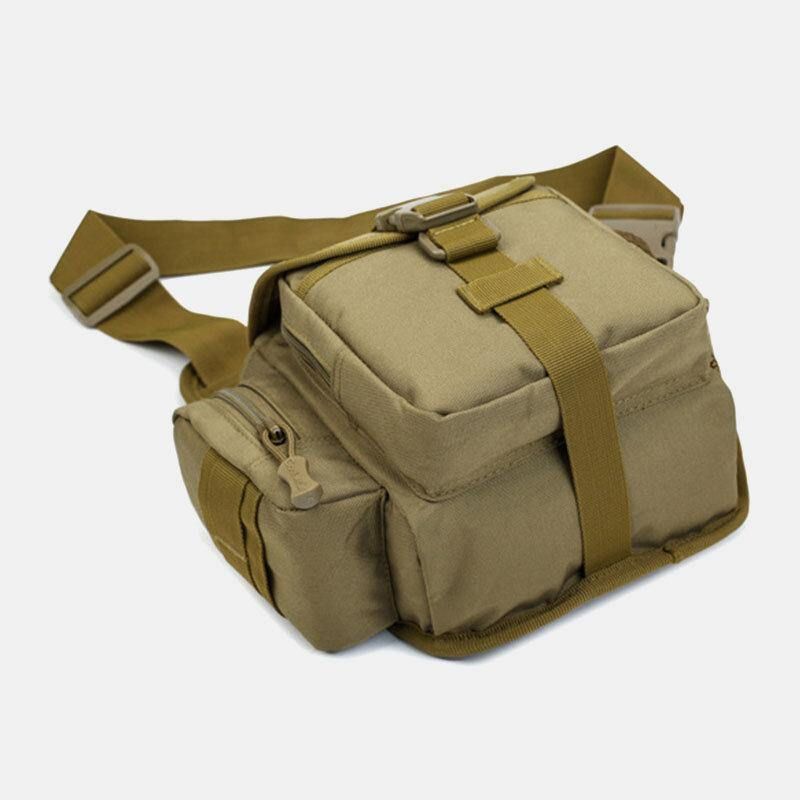 Mężczyźni Oxford Outdoor Riding Sports Camo Wodoodporna Torba Crossbody O Dużej Pojemności Torba Na Talię Torba Podsiodłowa