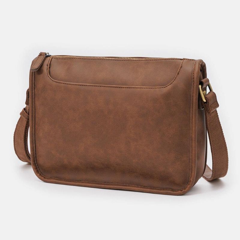 Męska Torba Ze Skóry Pu O Dużej Pojemności Vintage 6.3 Cala Torba Na Telefon Torba Crossbody Torby Na Ramię