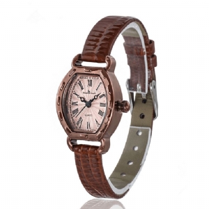 Deffrun Prostokątna Tarcza Damski Zegarek Na Rękę Moda Codzienne Ladies Quartz Watch