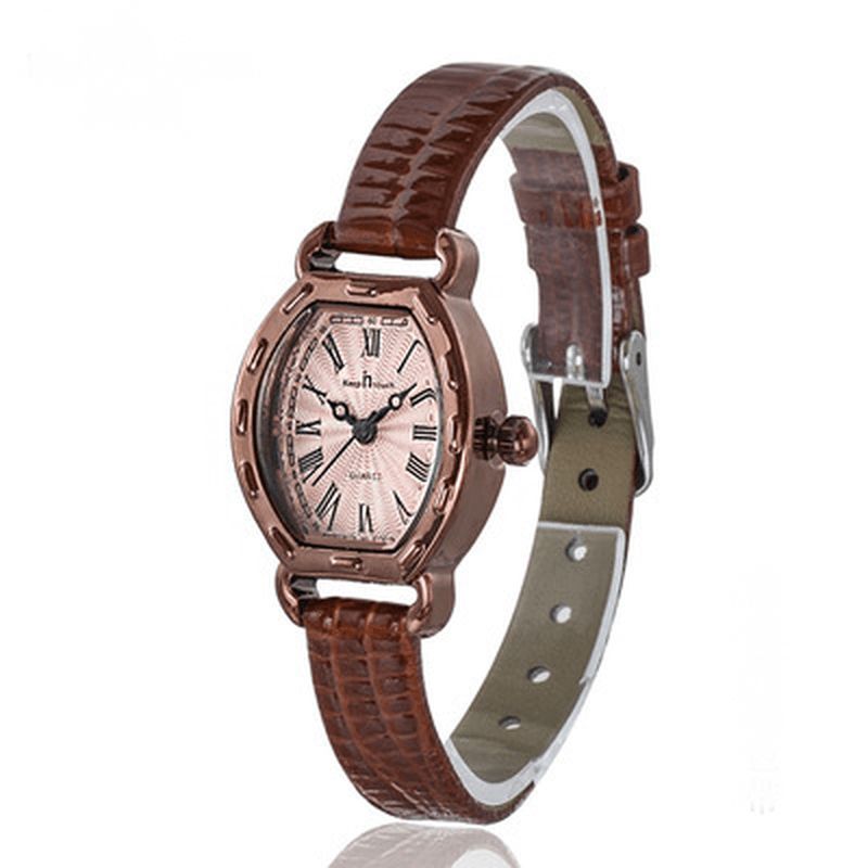 Deffrun Prostokątna Tarcza Damski Zegarek Na Rękę Moda Codzienne Ladies Quartz Watch