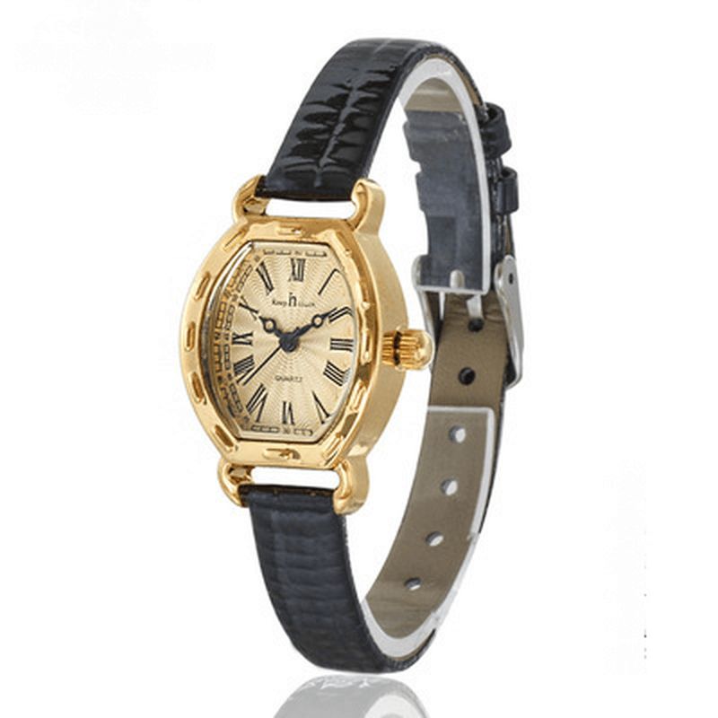 Deffrun Prostokątna Tarcza Damski Zegarek Na Rękę Moda Codzienne Ladies Quartz Watch