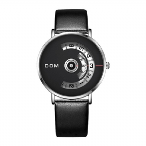 Dom M-1303 Moda Męskie Zegarek Creative Dial 3Atm Wodoodporny Zegarek Kwarcowy