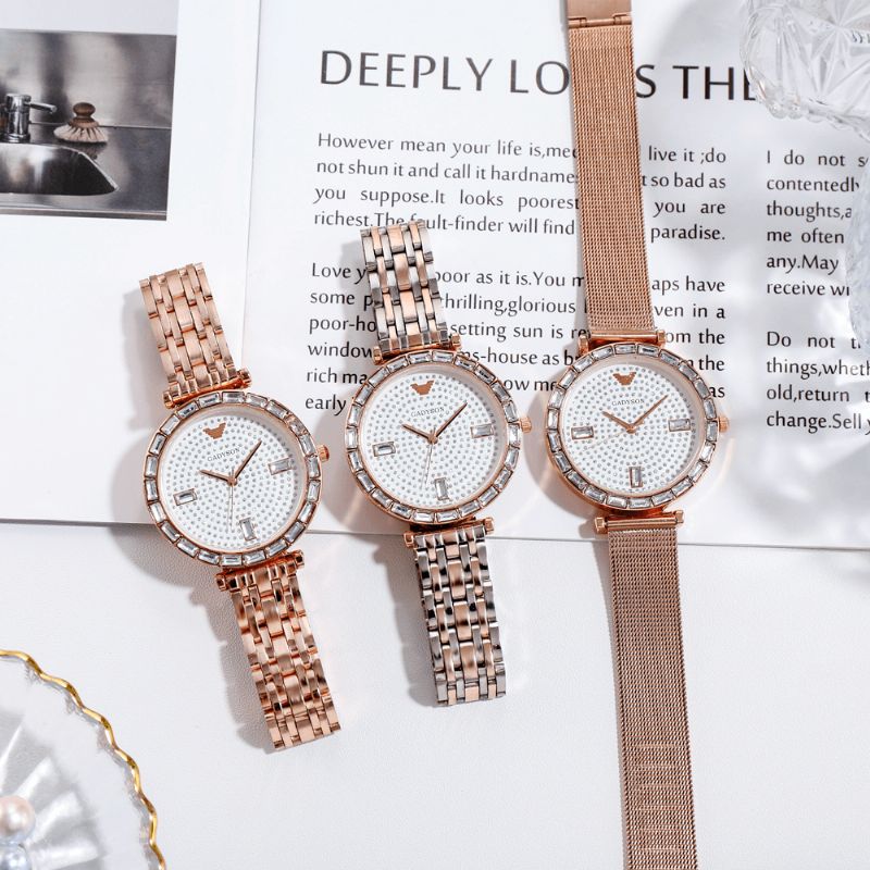 Greyson A0Q05 Moda Damskie Zegarek Light Luxury Crystal Diamond Starry Lady Quartz Watch