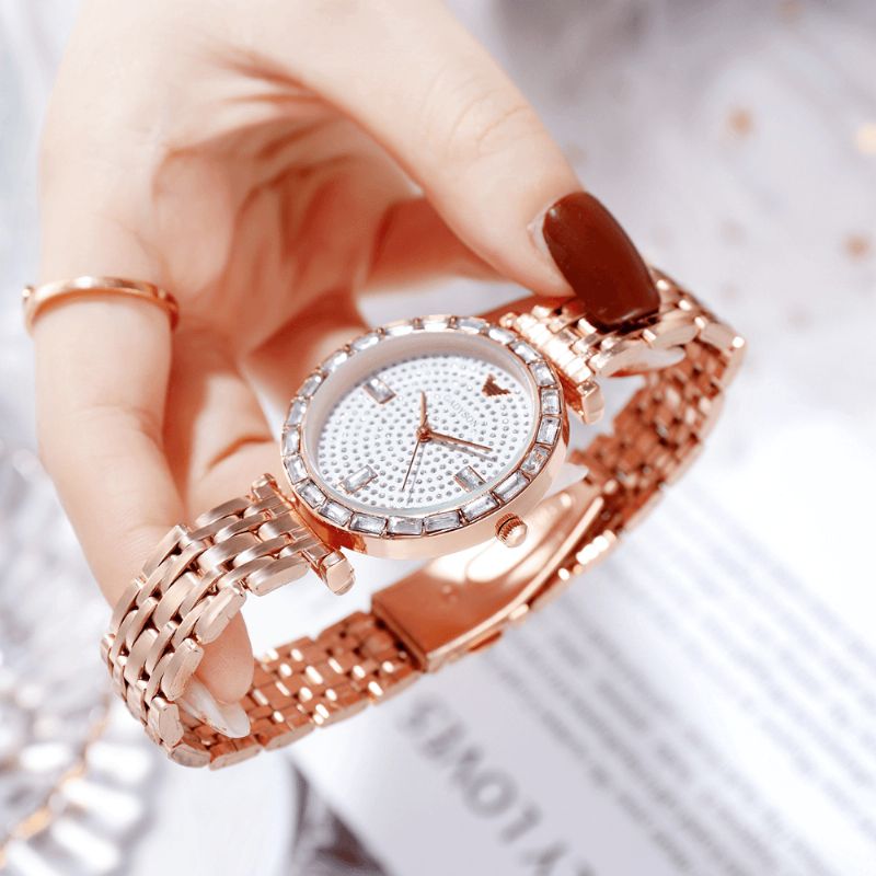 Greyson A0Q05 Moda Damskie Zegarek Light Luxury Crystal Diamond Starry Lady Quartz Watch