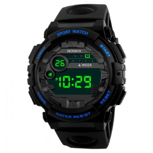 Honhx 62X-66F Moda Luminous Display Budzik Sport Style Męskie Digital Watch