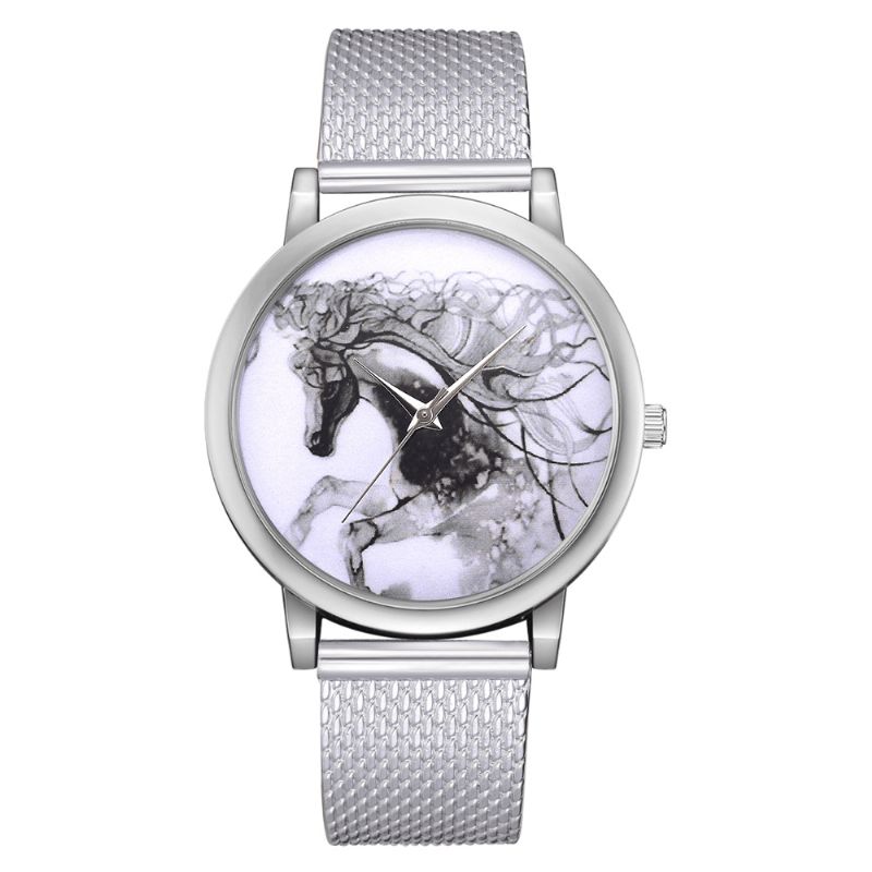 Lvpai P598 China Style Horse Dial Face Damskie Wrist Zegarek Zegarki Kwarcowe W Stylu Casual