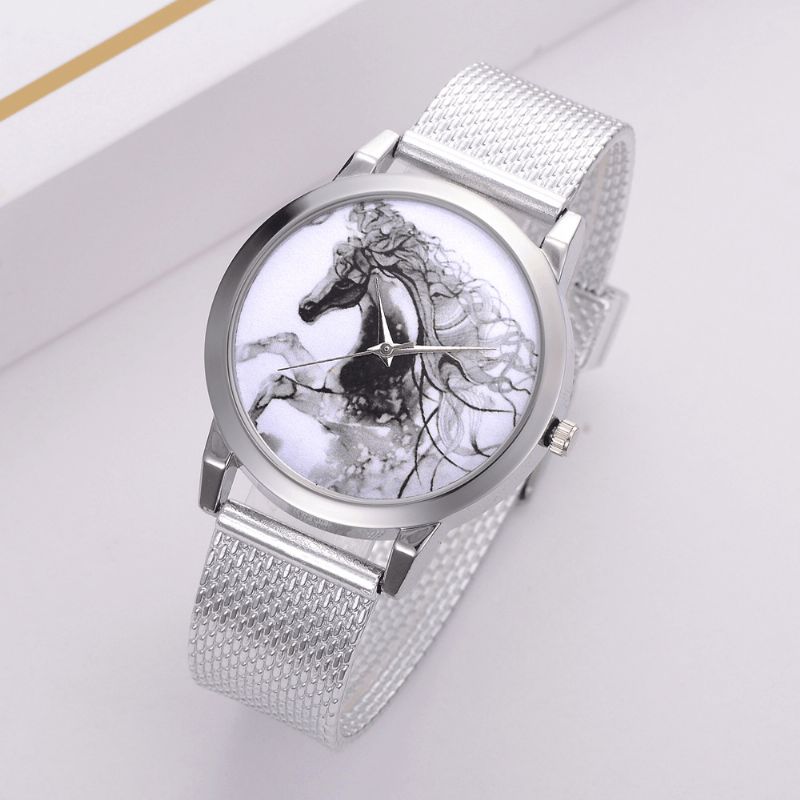 Lvpai P598 China Style Horse Dial Face Damskie Wrist Zegarek Zegarki Kwarcowe W Stylu Casual