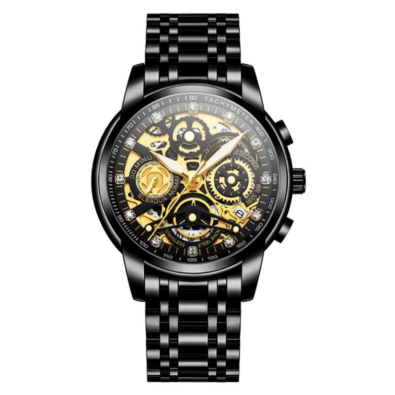 Nektom 8202 Moda Męskie Zegarek Wodoodporny Chronograf Luminous Date Display Zegarek Kwarcowy