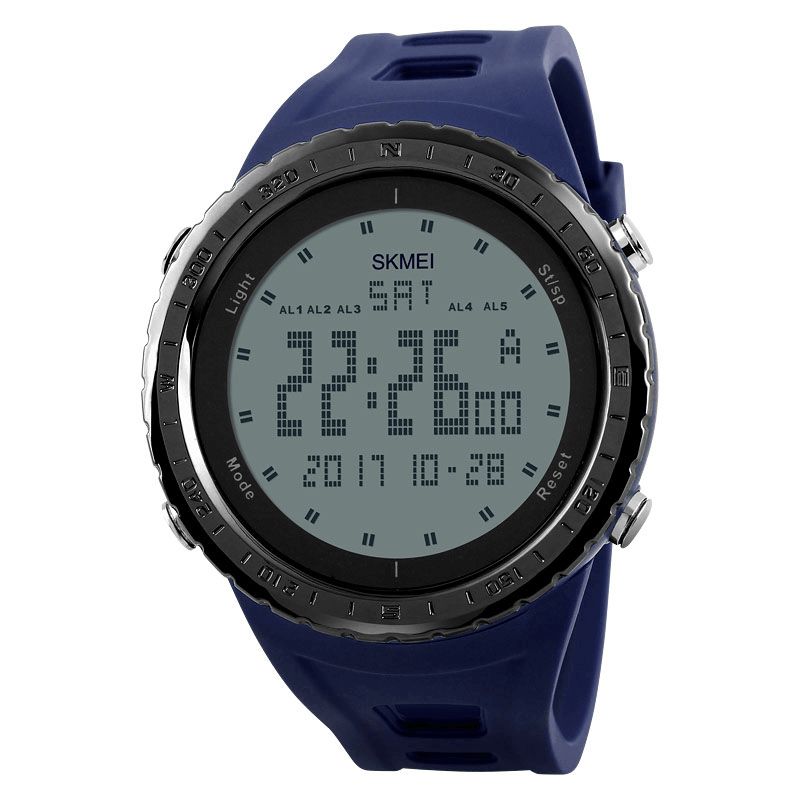 Skmei 1246 Outdoor Alarm Chronograph Double Time Pływanie Sport Męskie Cyfrowy Zegarek