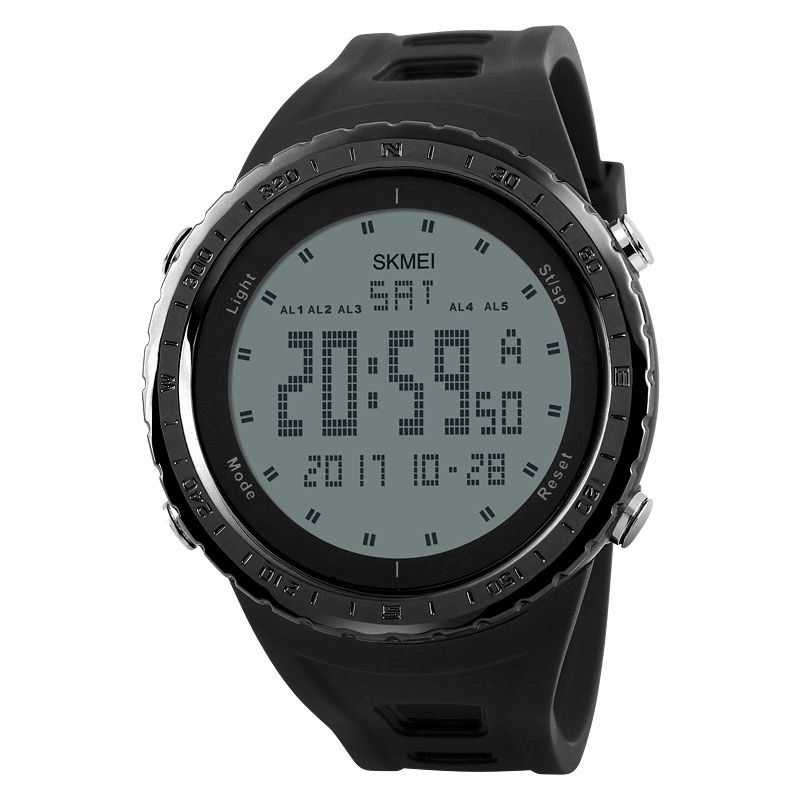 Skmei 1246 Outdoor Alarm Chronograph Double Time Pływanie Sport Męskie Cyfrowy Zegarek