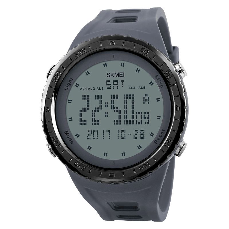 Skmei 1246 Outdoor Alarm Chronograph Double Time Pływanie Sport Męskie Cyfrowy Zegarek