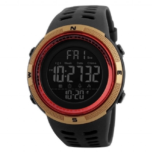 Skmei 1251 Odliczanie Double Time Digital Zegarek Męskie Chronograph Elektroniczny Zegarek Sportowy