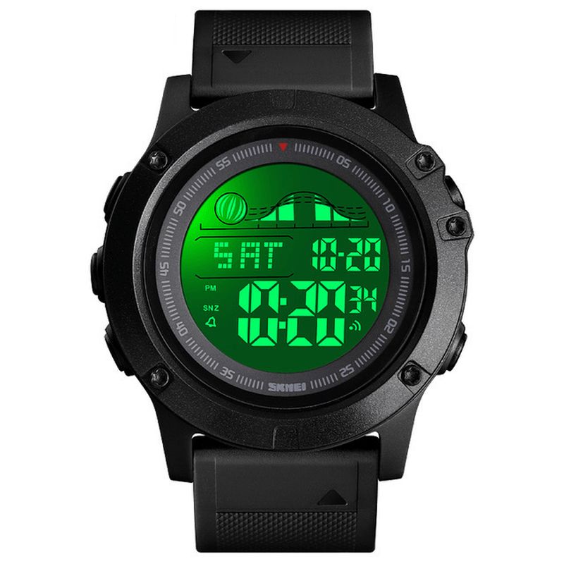 Skmei 1476 Duża Tarcza Wielofunkcyjny Chronograf Alarm Outdoor Sports Wodoodporny Męski Zegarek Cyfrowy Zegarek