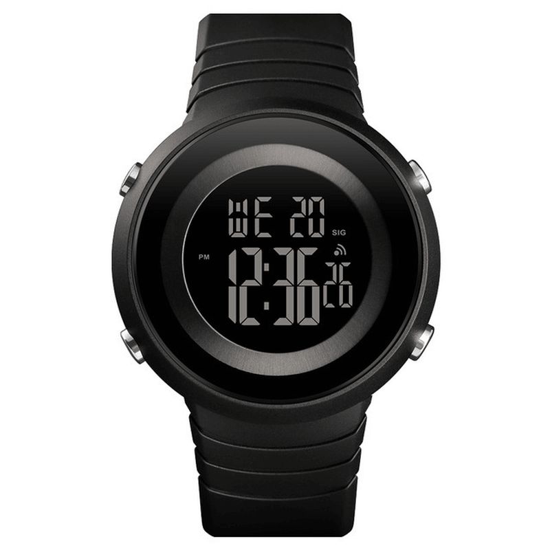 Skmei 1507 5Atm Wodoodporny Stoper Alarm Cyfrowy Zegarek Outdoor Sports Męskie Watch