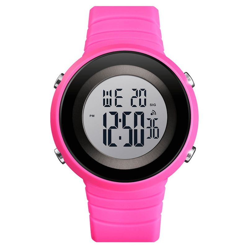 Skmei 1507 5Atm Wodoodporny Stoper Alarm Cyfrowy Zegarek Outdoor Sports Męskie Watch