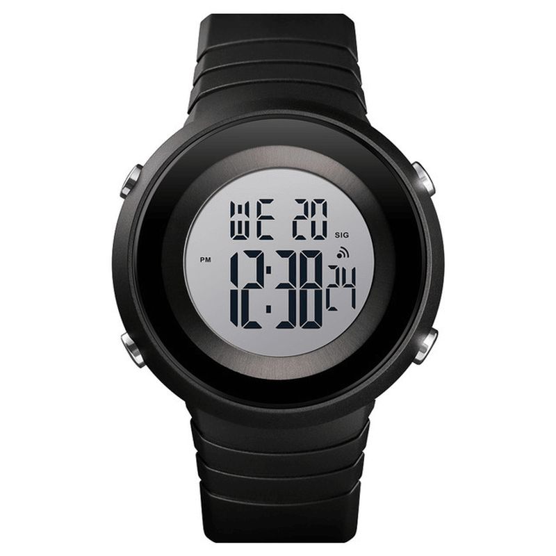 Skmei 1507 5Atm Wodoodporny Stoper Alarm Cyfrowy Zegarek Outdoor Sports Męskie Watch