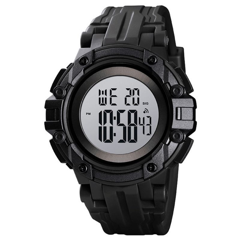 Skmei 1545 Alarm Chronograph Luminous 5Atm Sportowy Męski Zegarek Sportowy W Stylu Wojskowym