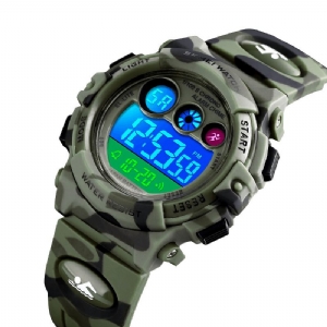 Skmei 1547 Energetic Dial Design Led + El Lights 5Atm Sportowy Zegarek Cyfrowy Dla Dzieci