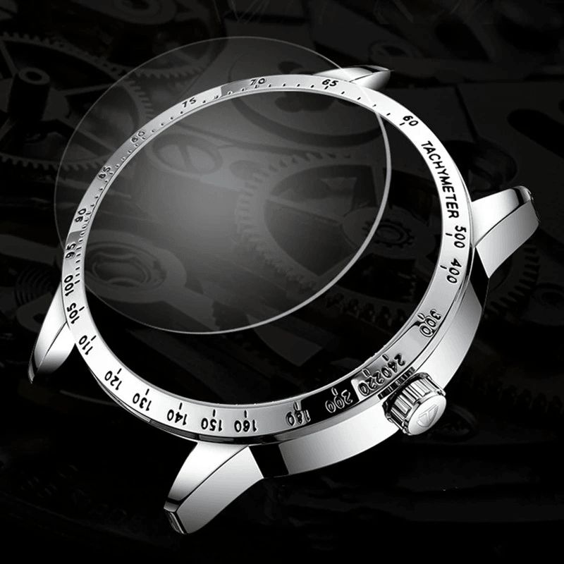 Tevise T858 Zegarek 3D Dial Design Męskie Wrist Zegarek Luminous Display W Pełni Stalowy Automatyczny Zegarek Mechaniczny