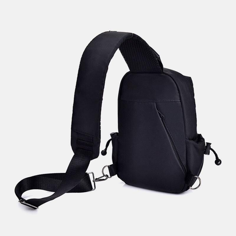 Mężczyźni Oxford Cloth Codzienne Moda Wodoodporna Torba Na Klatkę Piersiową Do Przechowywania Na Zewnątrz Torba Crossbody