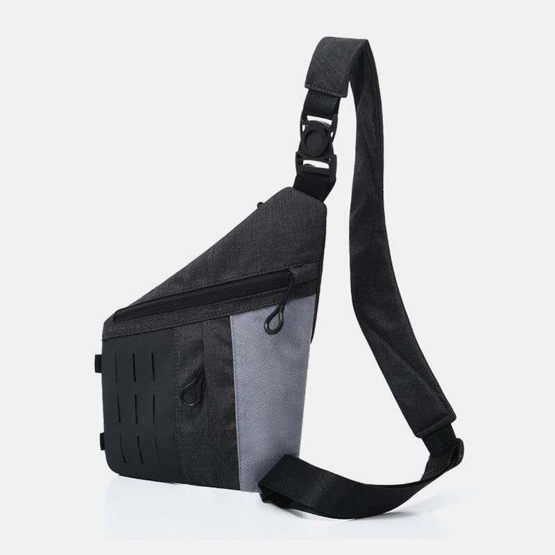 Męska Torba Sportowa Z Wieloma Kieszeniami Anti-Theft Crossbody Bag Torba Na Klatkę Piersiową Sling Bag