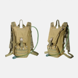 Mężczyźni Oxford Cloth Tactical Camouflage Outdoor Riding Wspinaczka Sport Water Bottele Pocket Backpack