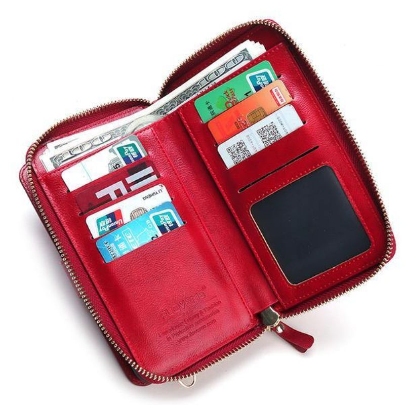 Floveme Damskie 5.5 Cala Portfel Na Telefon Komórkowy Pu Skórzana Kopertówka Torba Crossbody