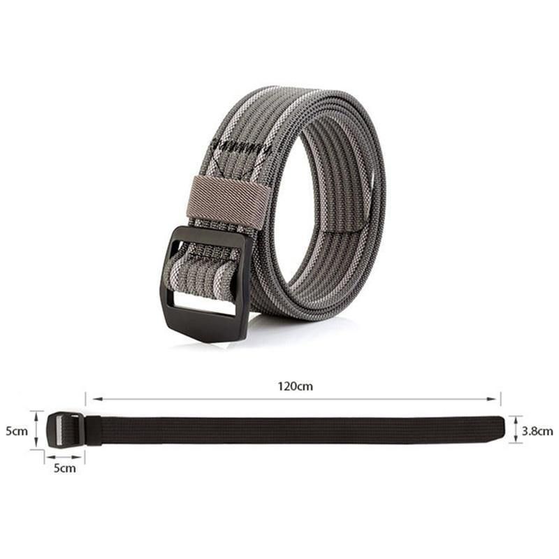 120 Cm Męski Elastyczny Pleciony Splot Nylonowe Paski Wojskowe Outdoor Sport Tactical Belt