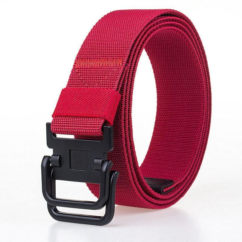 Męski Pasek Z Klamrą Płócienny Sport Trwałe Spodnie Strip Outdoor Wild Codzienne Belt