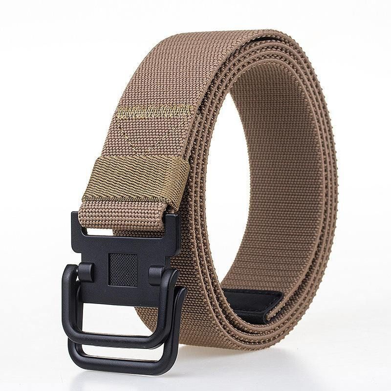 Męski Pasek Z Klamrą Płócienny Sport Trwałe Spodnie Strip Outdoor Wild Codzienne Belt