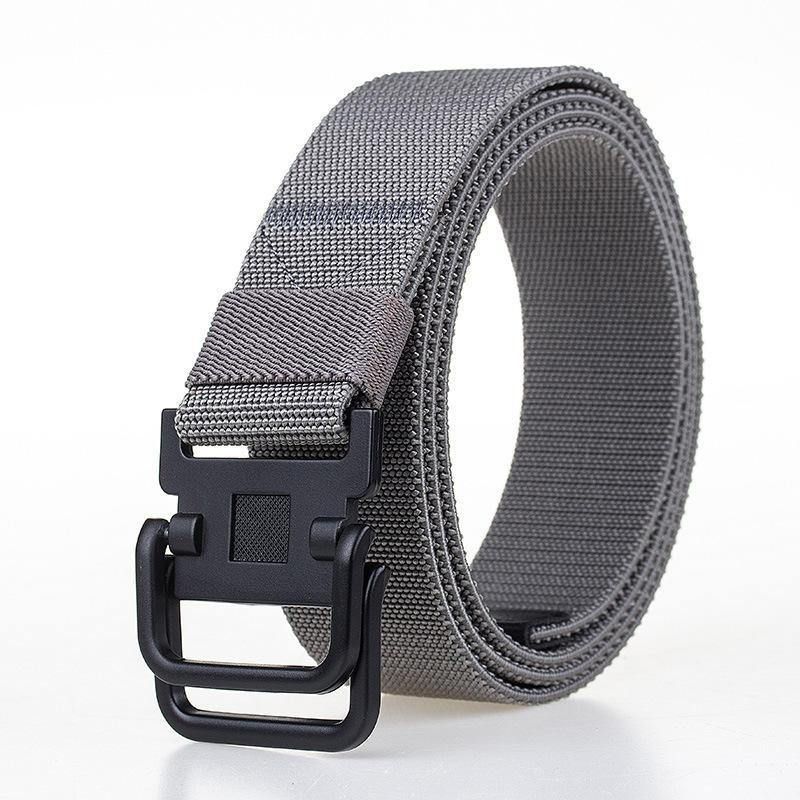 Męski Pasek Z Klamrą Płócienny Sport Trwałe Spodnie Strip Outdoor Wild Codzienne Belt