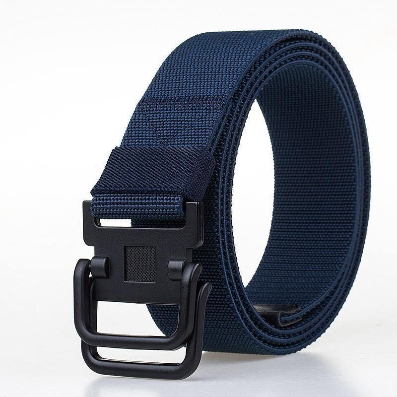 Męski Pasek Z Klamrą Płócienny Sport Trwałe Spodnie Strip Outdoor Wild Codzienne Belt